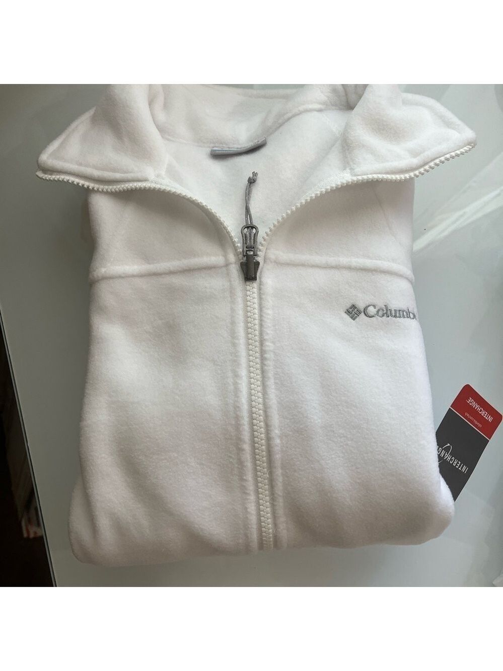 COLUMBIA LADIES WHITE FLEECE - Picture 5 of 5